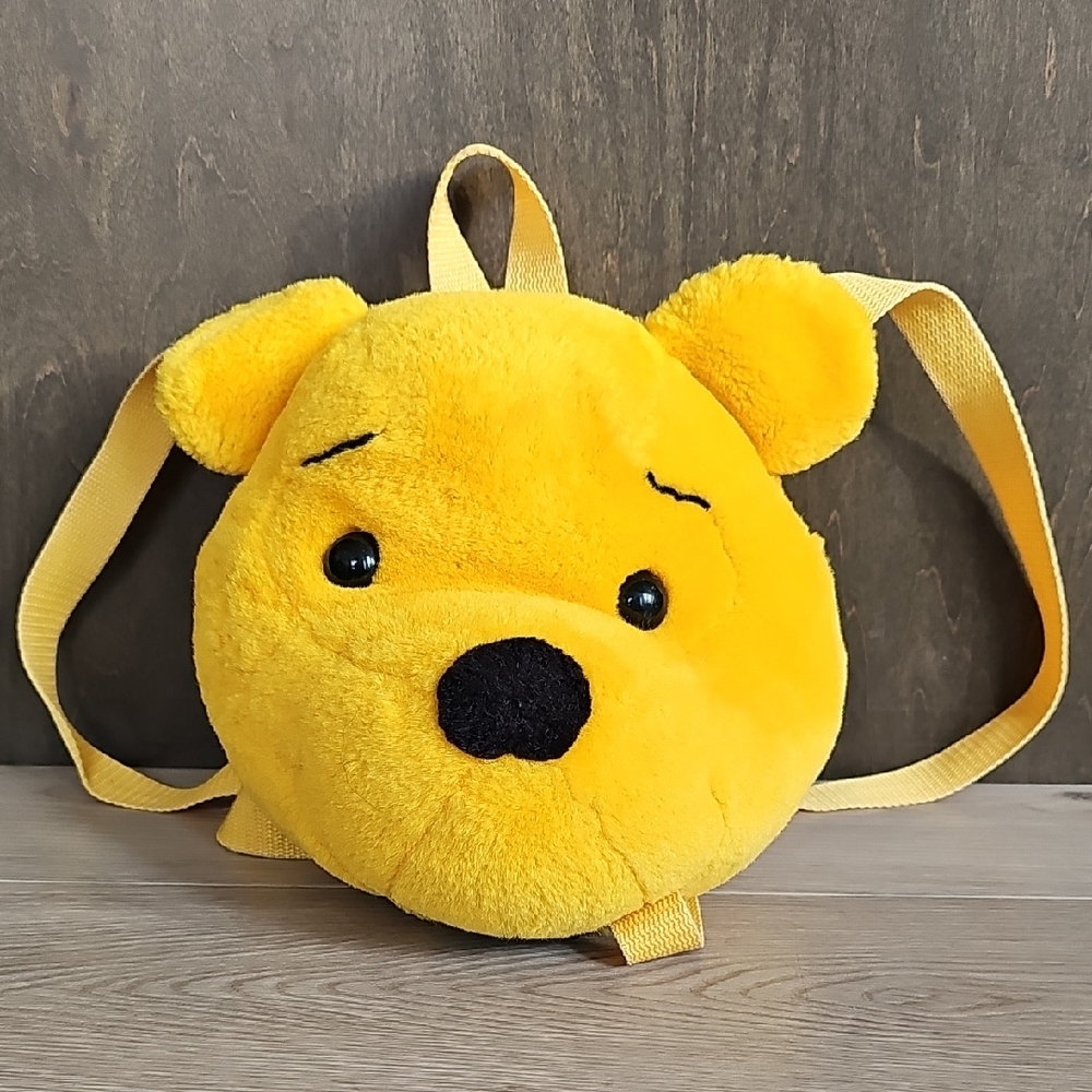 Vintage Winnie‎ The Pooh 3D Plush Head Backpack